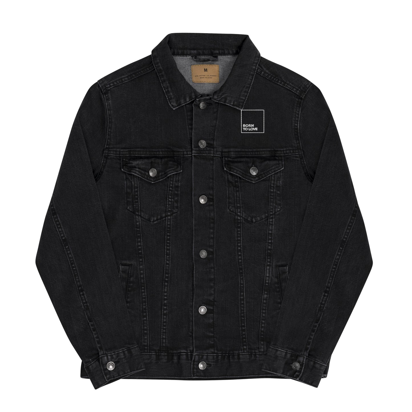 A MBT Embroidered Denim Jacket